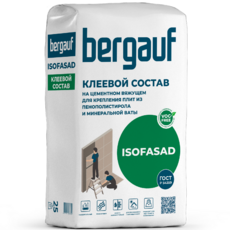 BERGAUF ISOFASAD Клей для крепления плит из пенополистирола и минеральной ваты - fsk-ek.ru - Екатеринбург