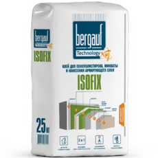 BERGAUF ISOFIX Клей для пенополистирола, минваты и нанесения армирующего слоя - fsk-ek.ru - Екатеринбург